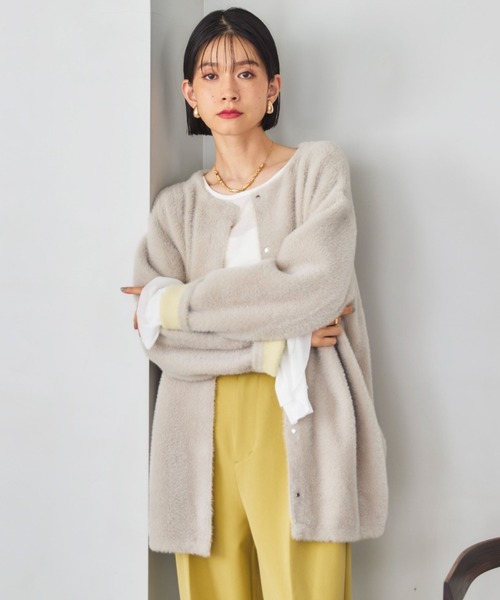 DOUX ARCHIVES（ドゥアルシーヴ） カーディガン ダブルフェイスノー