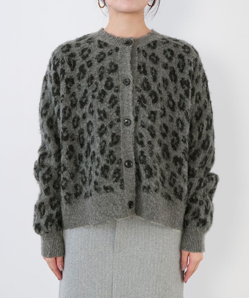 MICA&DEAL（マイカアンドディール） カーディガン レオパード