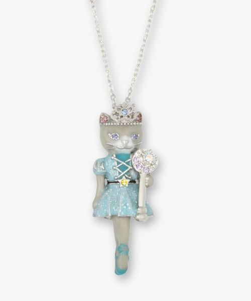 ANNA SUI（アナスイ） ネックレス バレリーナ猫モチーフ ネックレス