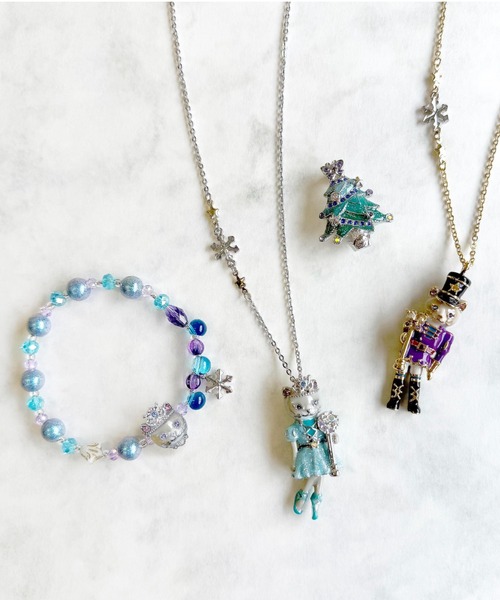 ANNA SUI（アナスイ） ネックレス バレリーナ猫モチーフ ネックレス