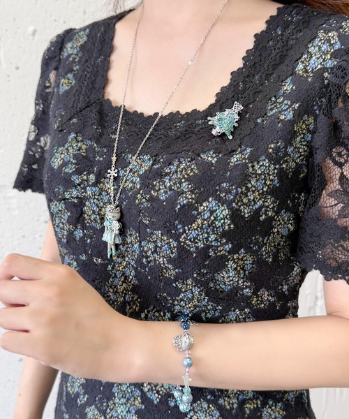 ANNA SUI（アナスイ） ネックレス バレリーナ猫モチーフ ネックレス