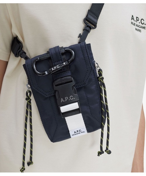 A.P.C.（アーペーセー） ウエストポーチ CROSSBODY POUCH TREK メンズ