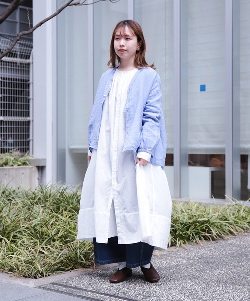 「Brocante」 長袖ブラウス 2 ブラック レディース_画像4