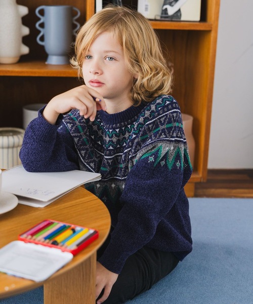 GLOBAL WORK（グローバルワーク） ニット セーター やわらかリッチ