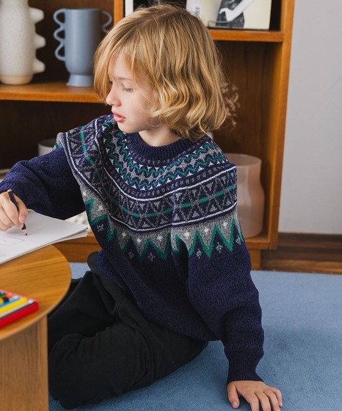 GLOBAL WORK（グローバルワーク） ニット セーター やわらかリッチ