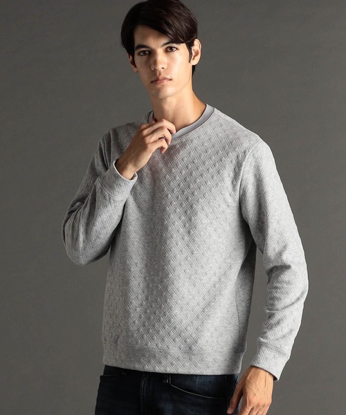 MONSIEUR NICOLE（ムッシュニコル） tシャツ 「ex/tra」ダイヤ柄ジャ