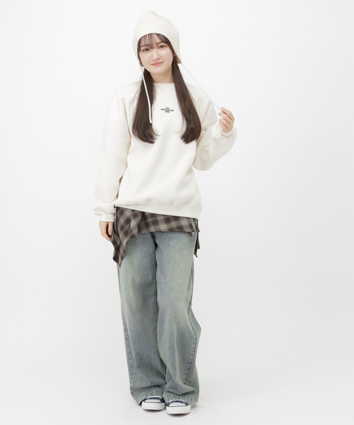 GLOBAL WORK（グローバルワーク） トレーナー GIRLグラフィック裏起毛