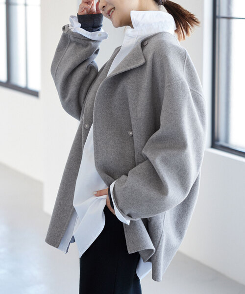 SLOBE IENA（スローブイエナ） ノーカラージャケット - グレー