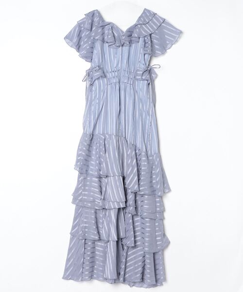 「dazzlin」 ノースリーブワンピース MEDIUM ブルー レディース_画像2