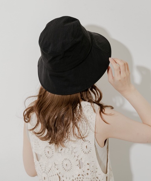 「SMELLY」 ハット - アイボリー レディース_画像7