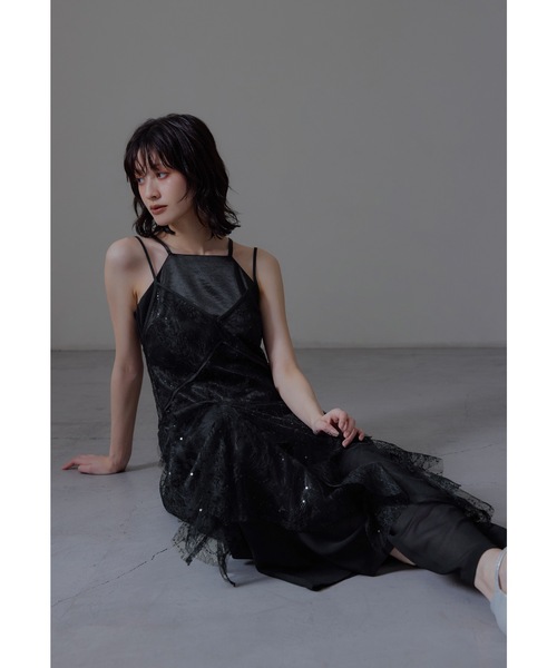 niana（ニアナ） パンツドレス スパークルレースレディドレス 3点