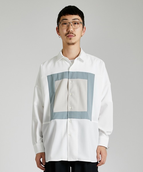 SHAREEF（シャリーフ） 長袖シャツ 1 ブラック メンズ : ZOZOTOWN