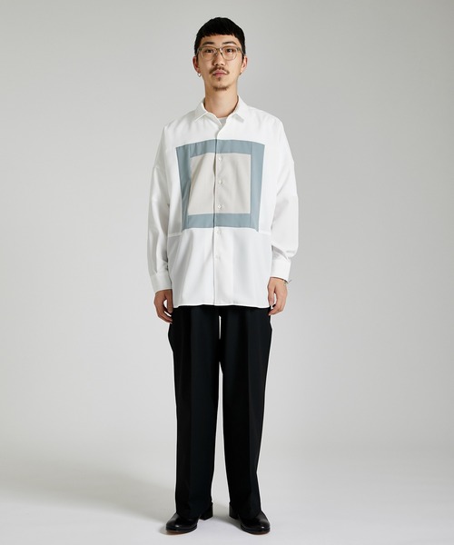 SHAREEF（シャリーフ） 長袖シャツ 1 ブラック メンズ : ZOZOTOWN