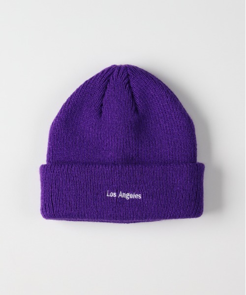 BACK NUMBER ニット帽 ニットキャップ 「BACK NUMBER」刺繍ロゴ