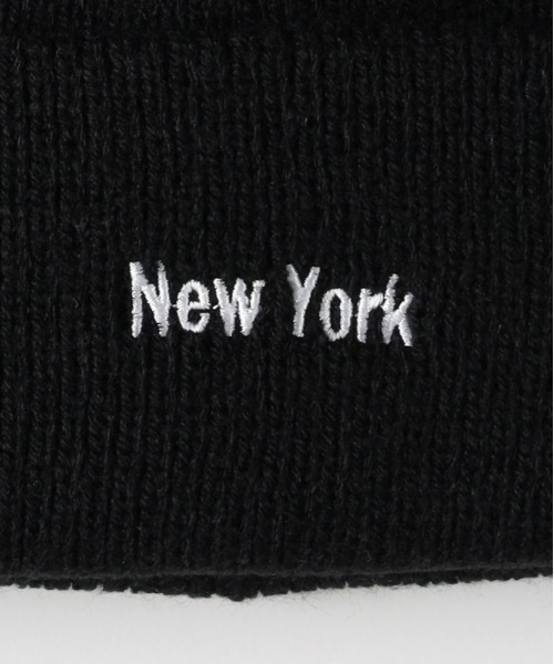 BACK NUMBER ニット帽 ニットキャップ 「BACK NUMBER」刺繍ロゴ