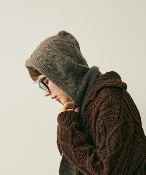 full/fill. マフラー ストール cable muffler knit cap /ケーブル