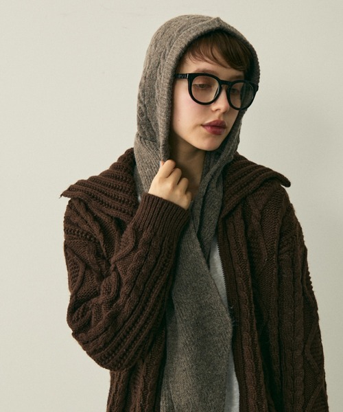 full/fill. マフラー ストール cable muffler knit cap /ケーブル