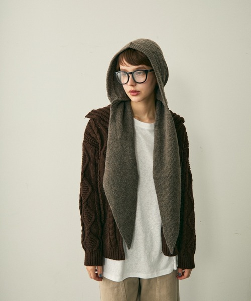 full/fill. マフラー ストール cable muffler knit cap /ケーブル