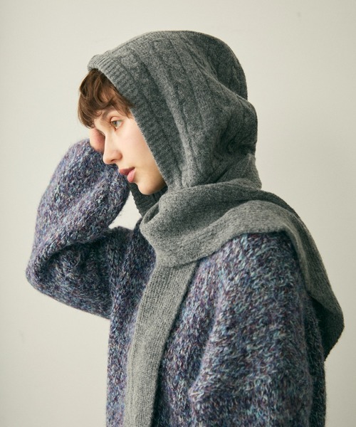 full/fill. マフラー ストール cable muffler knit cap /ケーブル