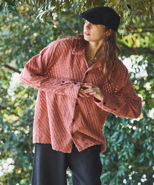 Casper John（キャスパージョン） シャツ Slash fringe shirts