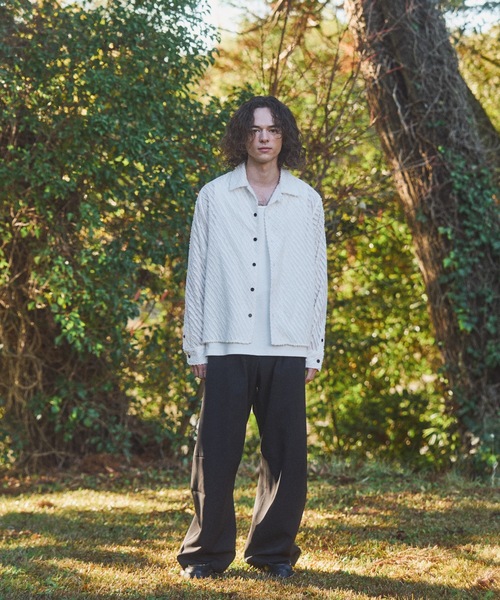 Casper John（キャスパージョン） シャツ Slash fringe shirts