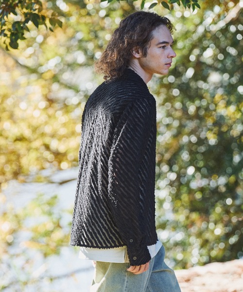 Casper John（キャスパージョン） シャツ Slash fringe shirts 