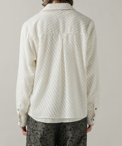 Casper John（キャスパージョン） シャツ Slash fringe shirts