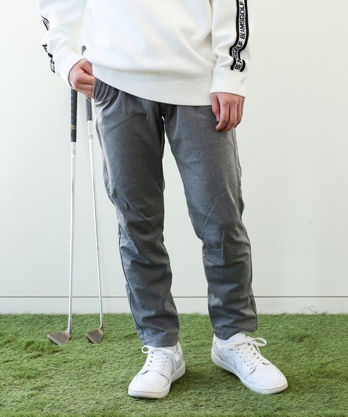 BEAMS GOLF ストレッチパンツ ゴルフウェア グレー M 夏用 BEAMS GOLF」 パンツ X-LARGE グレー メンズ