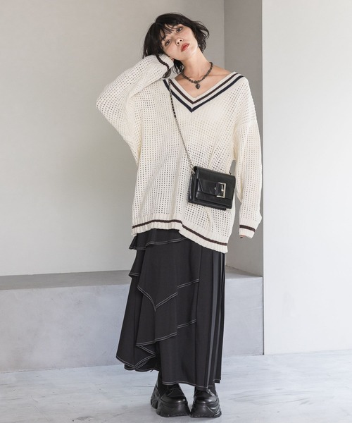 PAGEBOY（ページボーイ） 長袖ニット FREE ブラック レディース