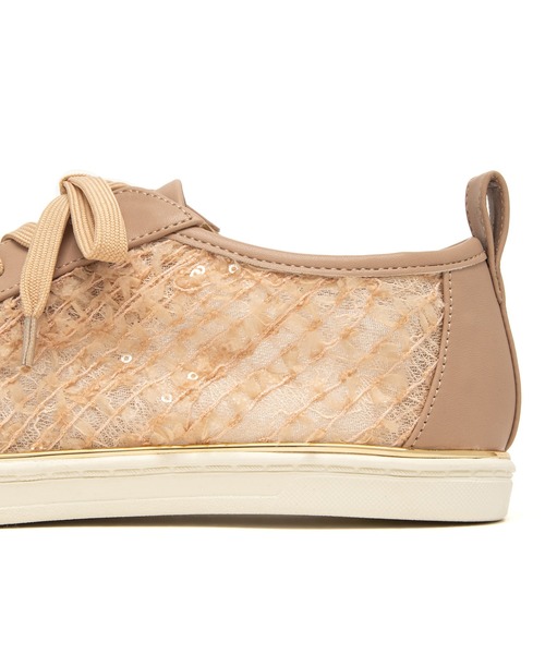 「JELLY BEANS」 ローカットスニーカー 24 ライトピンク レディース_画像8