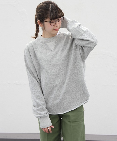 「THE SHINZONE」 スウェットカットソー FREE グレー レディース_画像6