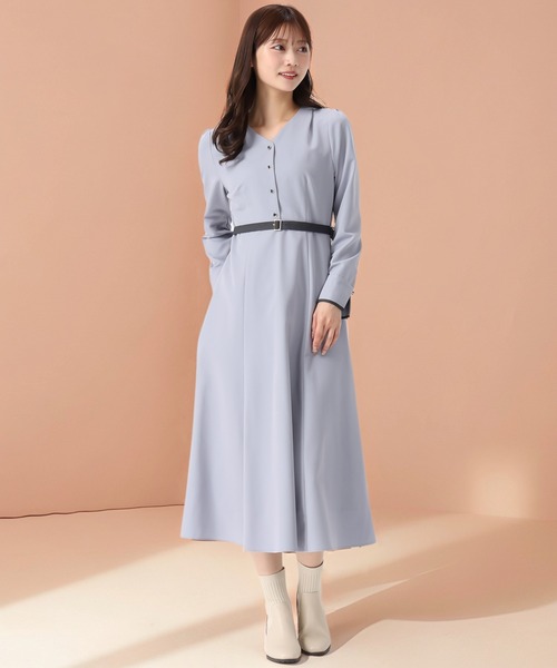 MISCH MASCH（ミッシュマッシュ） ワンピース 2025秋冬新作 ベルト配色