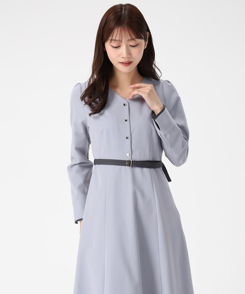 MISCH MASCH（ミッシュマッシュ） ワンピース 2025秋冬新作 ベルト配色