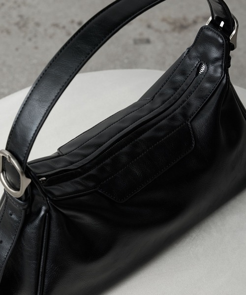 WYM LIDNM ショルダーバッグ EMBOSSED SOFT GLOW SHOULDER BAG メンズ