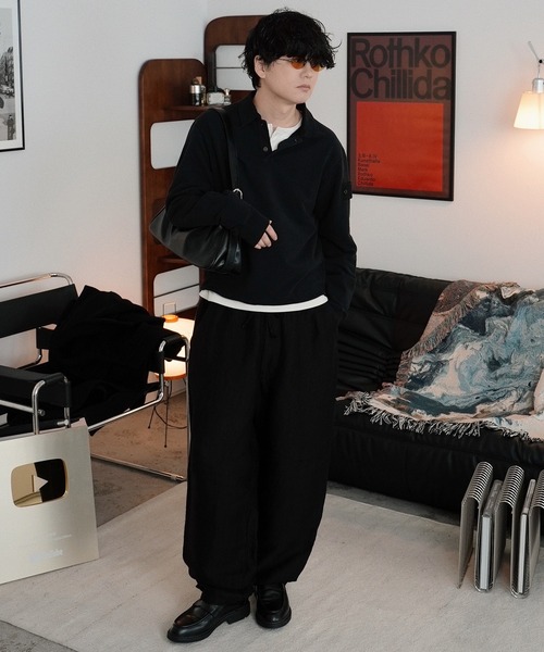 WYM LIDNM ショルダーバッグ EMBOSSED SOFT GLOW SHOULDER BAG メンズ