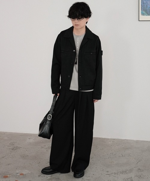 WYM LIDNM ショルダーバッグ EMBOSSED SOFT GLOW SHOULDER BAG メンズ