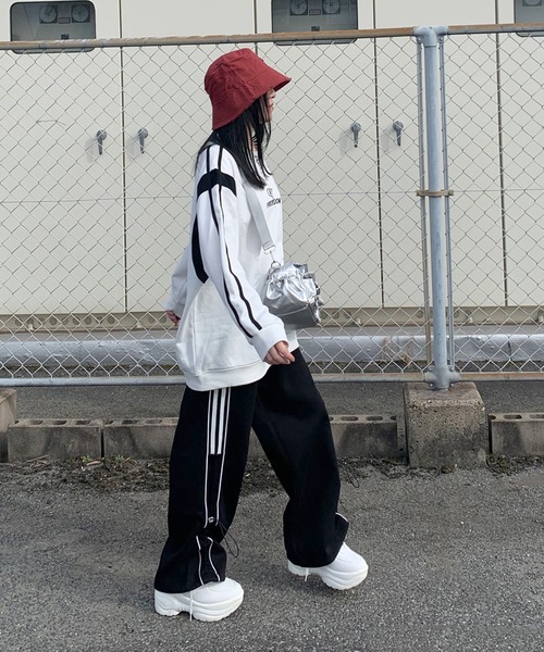 「non-hedge」 長袖カットソー FREE オフホワイト レディース_画像3