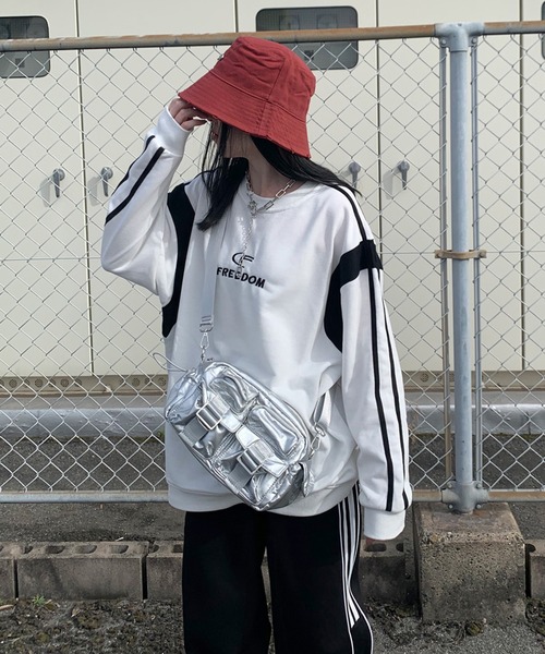 「non-hedge」 長袖カットソー FREE オフホワイト レディース_画像4