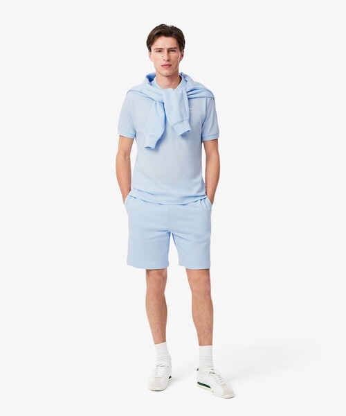 「LACOSTE」 半袖ポロシャツ X-SMALL オフホワイト メンズ_画像5
