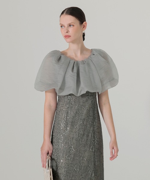 「Leja」 ベアトップワンピース SMALL グリーン レディース_画像8