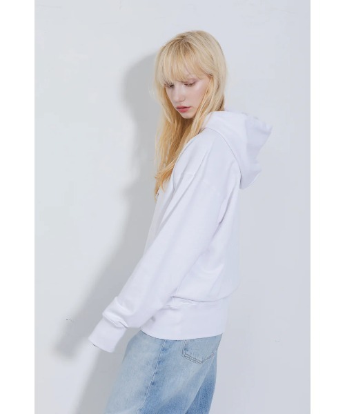 1日限定価格 d.i.a フード付きパーカー ホワイト GOAT（ゴート） パーカー GOAT / PULLOVER HOODIE 13.5oz メンズ