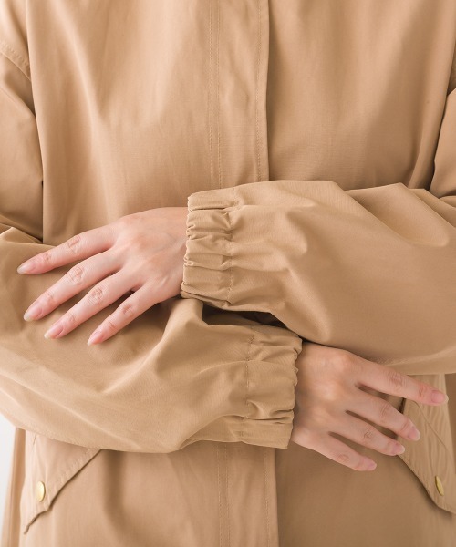 「OMNES」 ノーカラーコート FREE ベージュ レディース_画像3