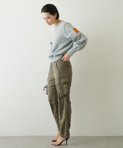 「Whim Gazette」 カーゴパンツ 38 カーキ レディース_画像5