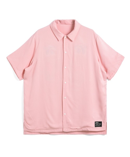 「TAION」 半袖シャツ L ネイビー メンズ_画像5