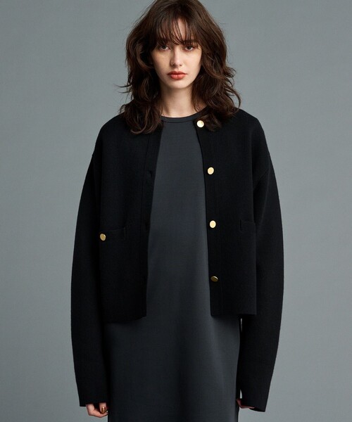 「uncrave」 ノーカラージャケット 1 ホワイト レディース_画像7