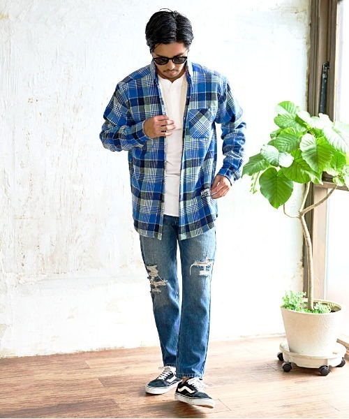 シャツ 「CavariA/キャバリア」ビエラ裏ボア長袖シャツ メンズ | CavariA | 07