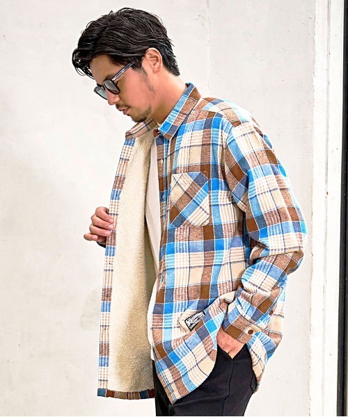 シャツ 「CavariA/キャバリア」ビエラ裏ボア長袖シャツ メンズ | CavariA | 05