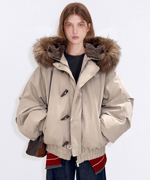 ダウンコート ダウンジャケット フードファスナー FD25W220「Fano