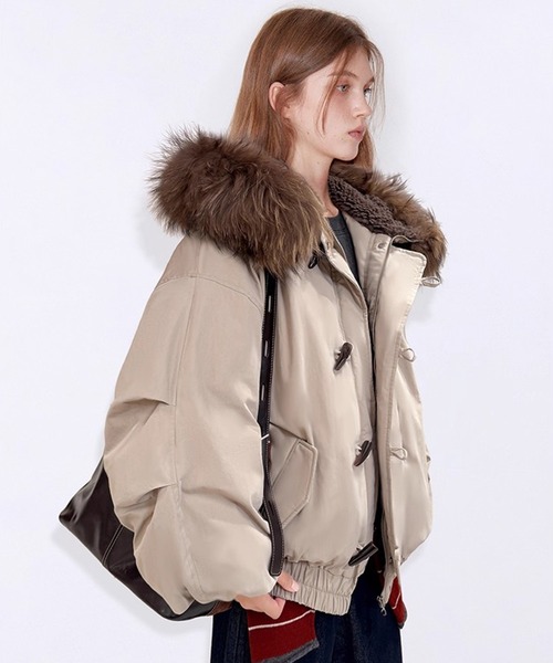 ダウンコート ダウンジャケット フードファスナー FD25W220「Fano