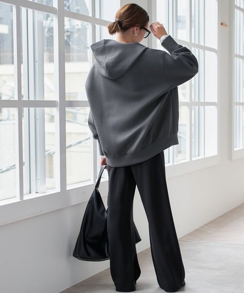 SLOBE IENA（スローブイエナ） ジップアップパーカー FREE ブラウン